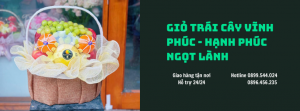 Giỏ Trái Cây Vĩnh Phúc-Hạnh Phúc Ngọt Lành